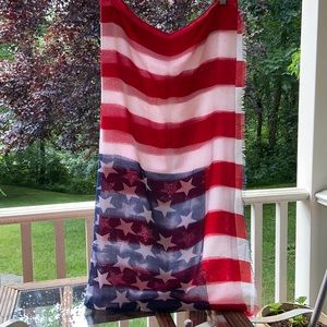 USA Flag Swim Sarong Coverup